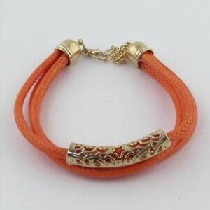 Coated cord bracelet